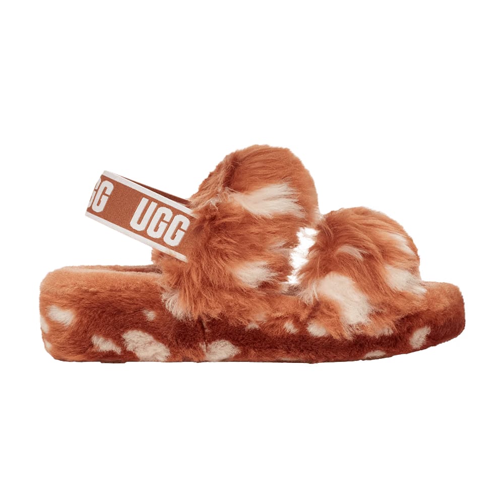Ugg Oh Yeah Slide Natural Spots Womens