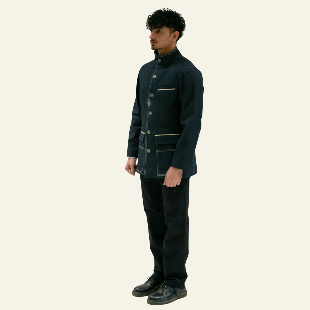 Men’s Dark Selvedge Blazer - Youth Rebellion