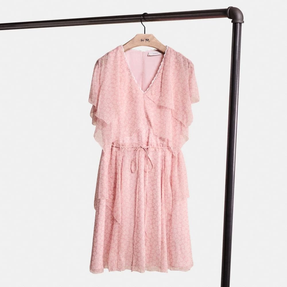 Restored Mini Viscose Party Dress