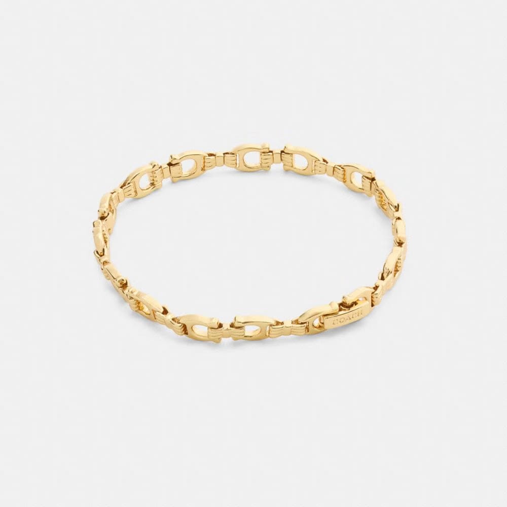 Bow Chain Linear Bracelet