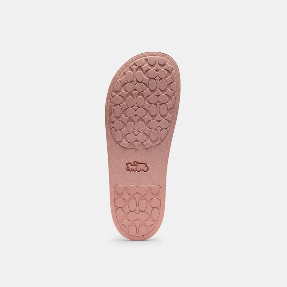 Women's Coach Udele Sport Slide In Signature Denim Ballerina.