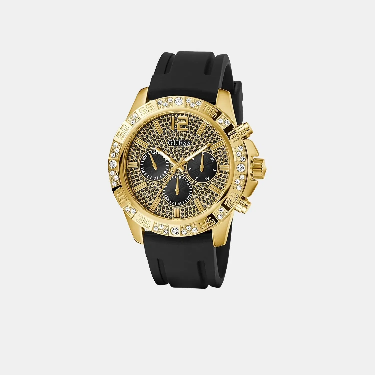 Guess Gt Majestic Men Quartz Black Dial Analog Stainless Steel Gw0909G2