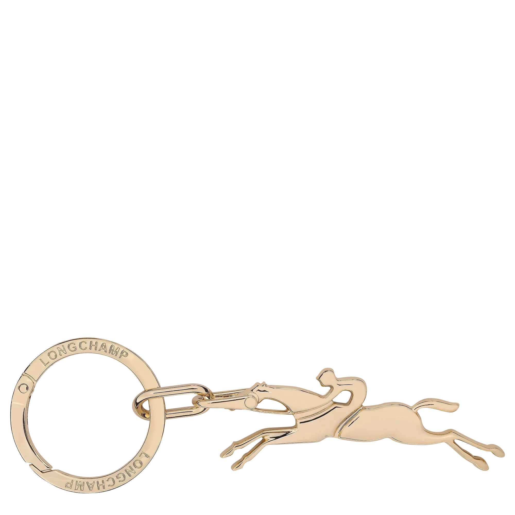 Longchamp Cavalier Longchamp Keyring Very pale gold