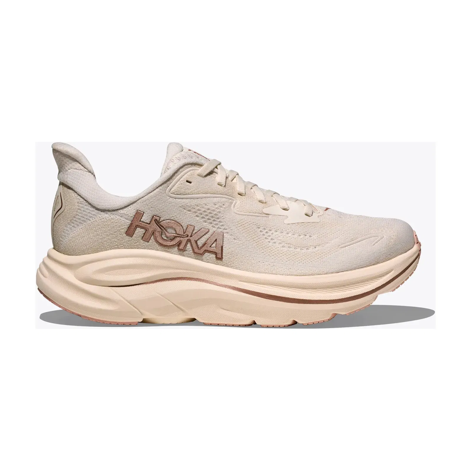 Hoka Women'S Clifton 10 Alabaster Rose Gold