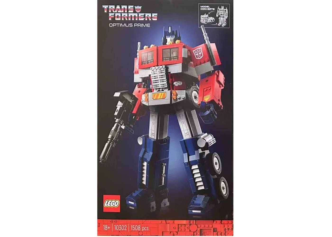 Lego Transformers Optimus Prime Set 10302