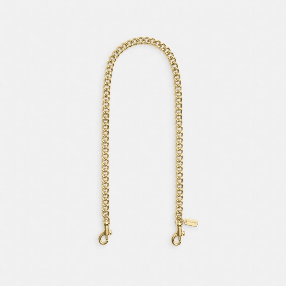 Coach Chain Shoulder Strap Gold Gold