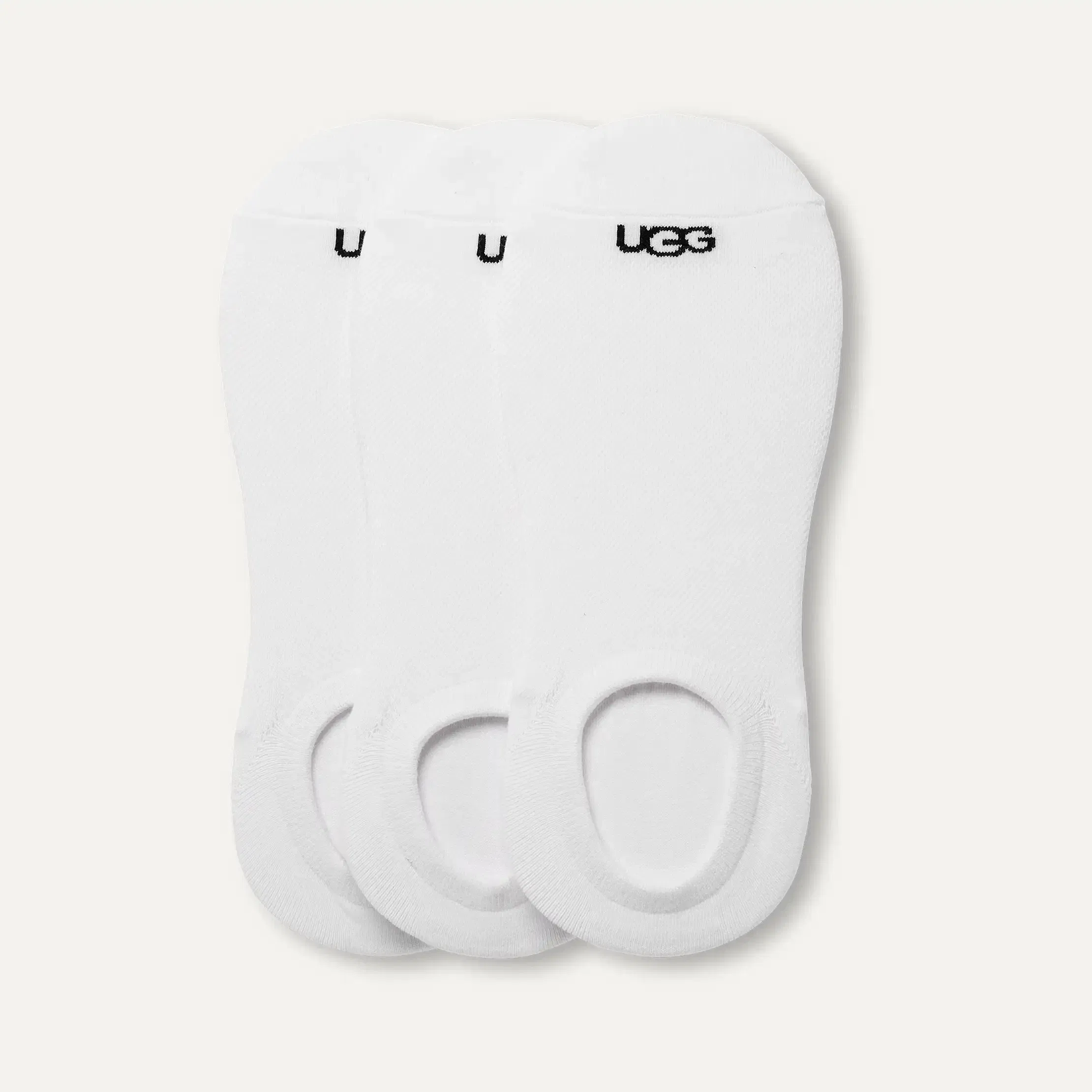 Ugg Oliver No Show 3 Pack White