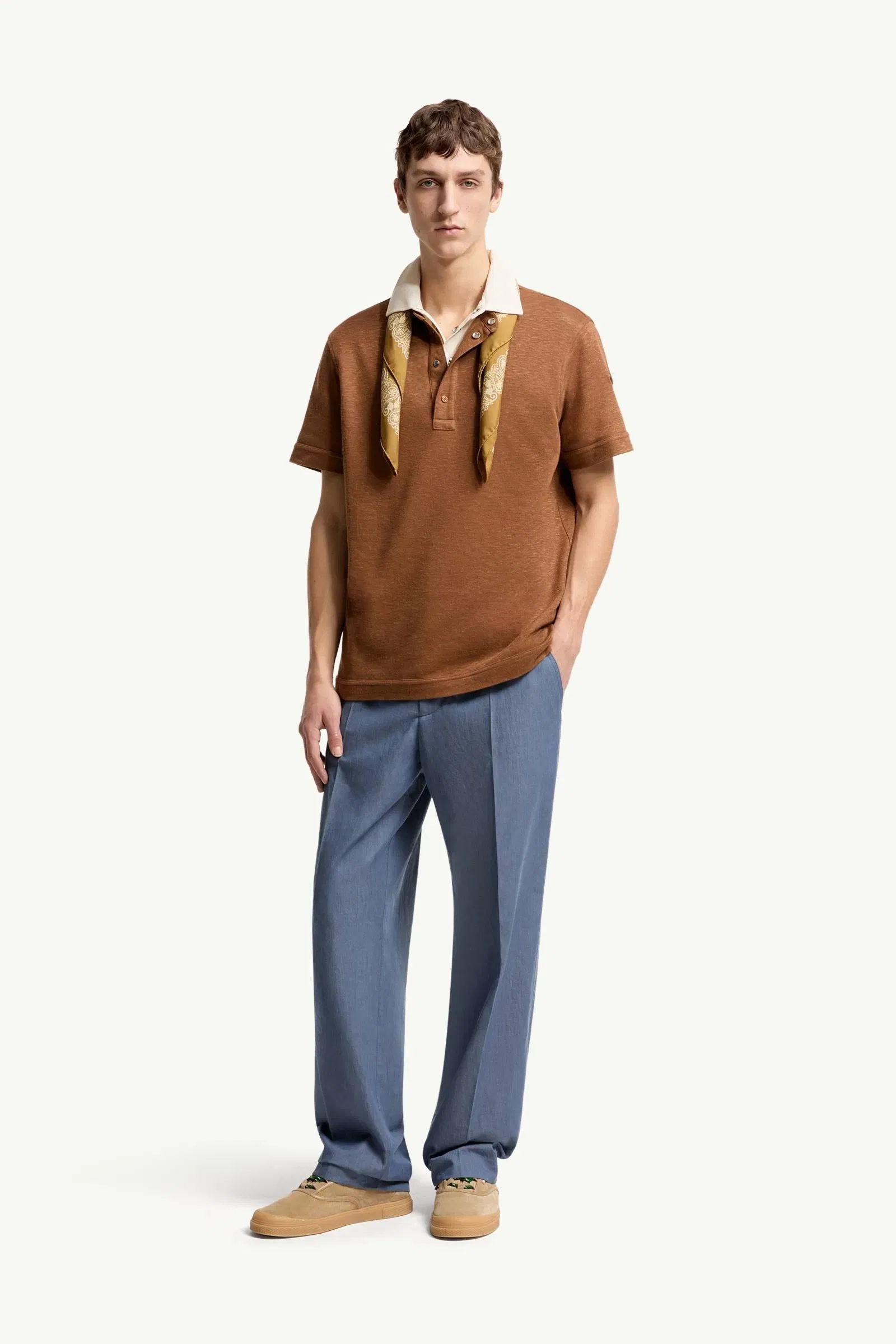 Moncler Straight Leg Jeans Sky Blue Sky Blue