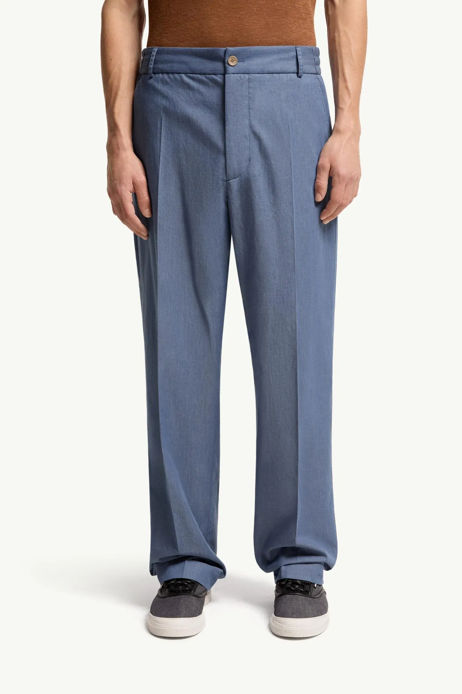 Moncler Straight Leg Jeans Sky Blue Sky Blue