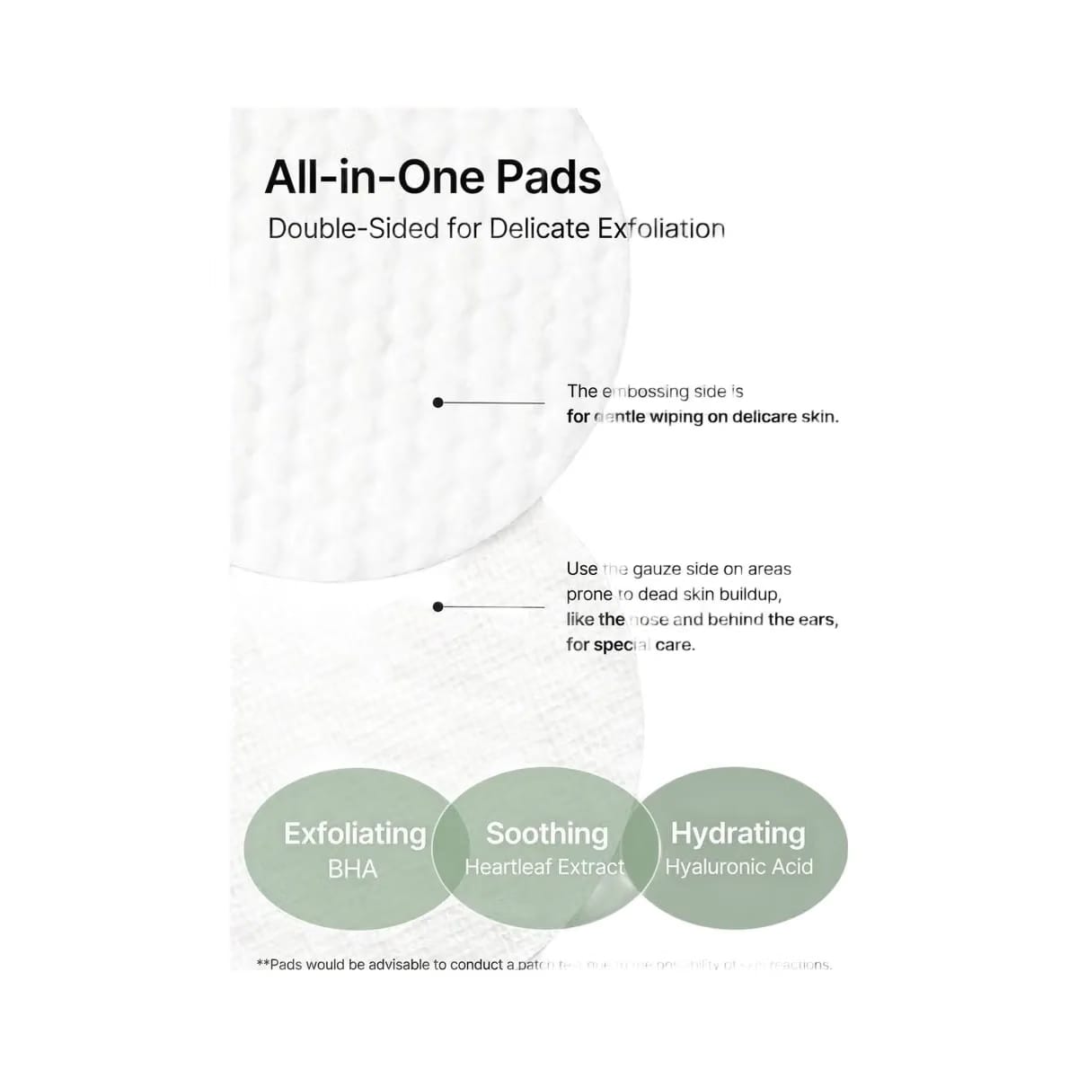 celimax Jiwoogae Heartleaf BHA Peeling & Exfoliating Pads