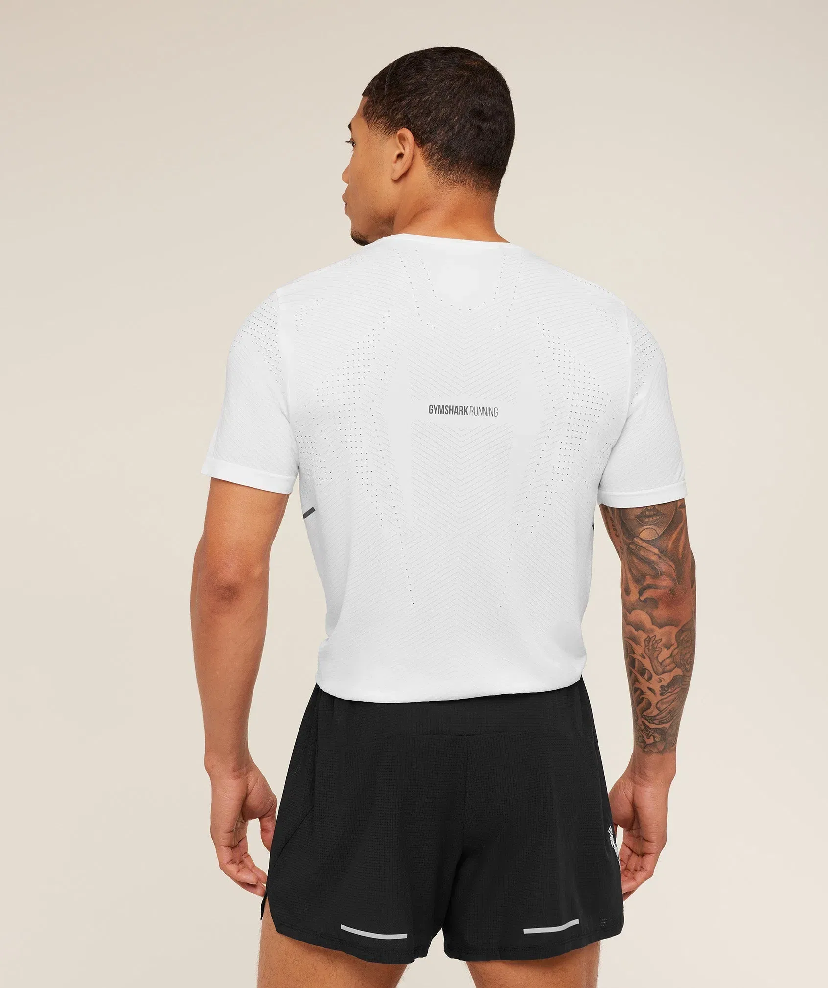 Gymshark Seamless Running T-Shirt - GS White