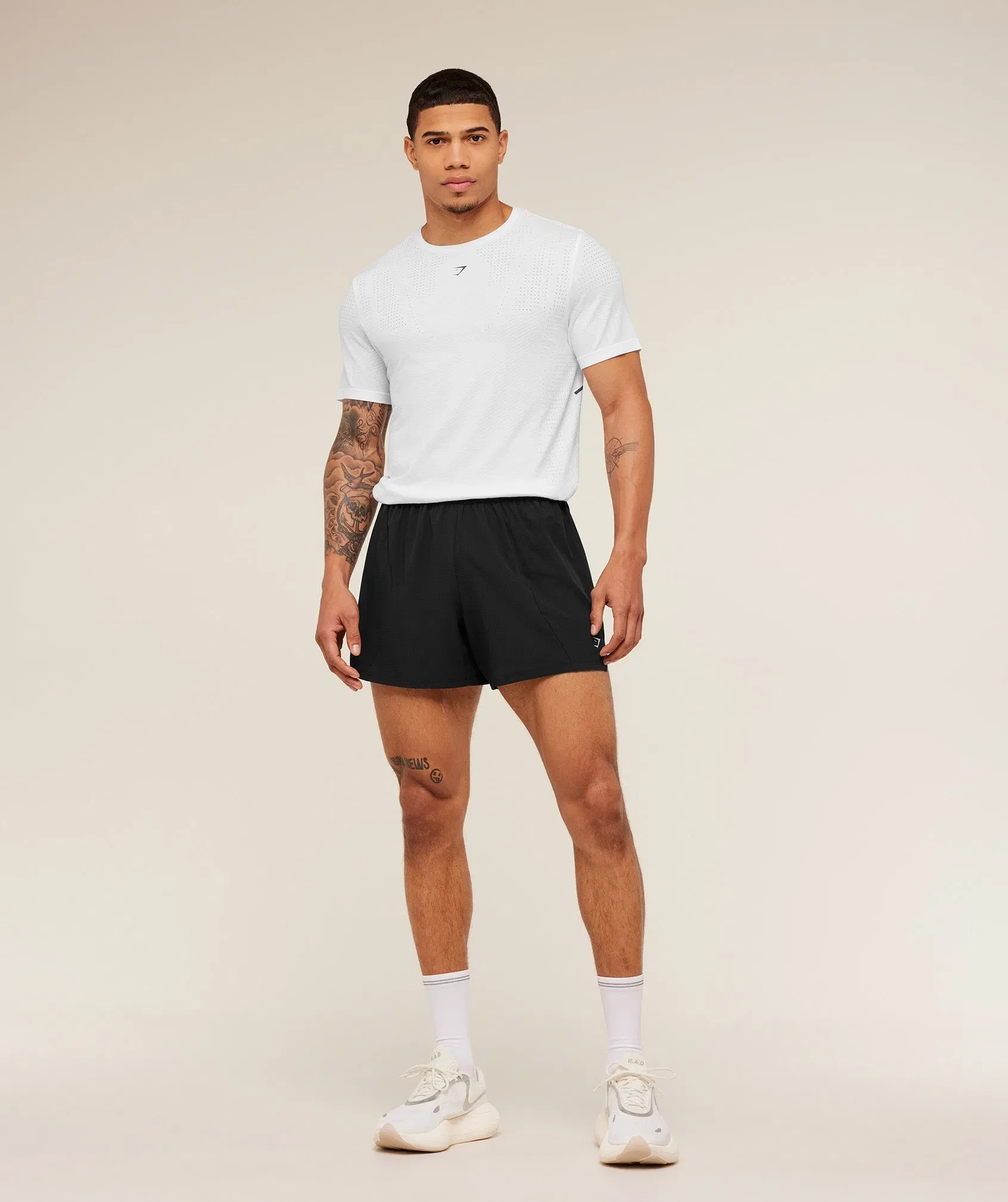 Gymshark Seamless Running T-Shirt - GS White