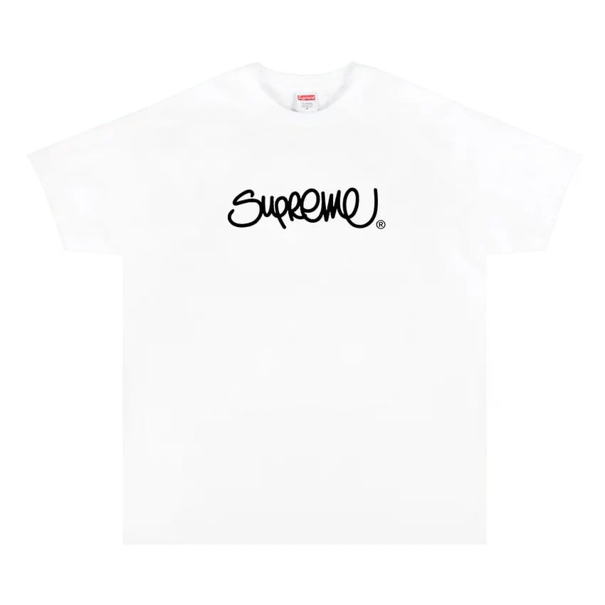 Supreme Handstyle Tee "WHITE"