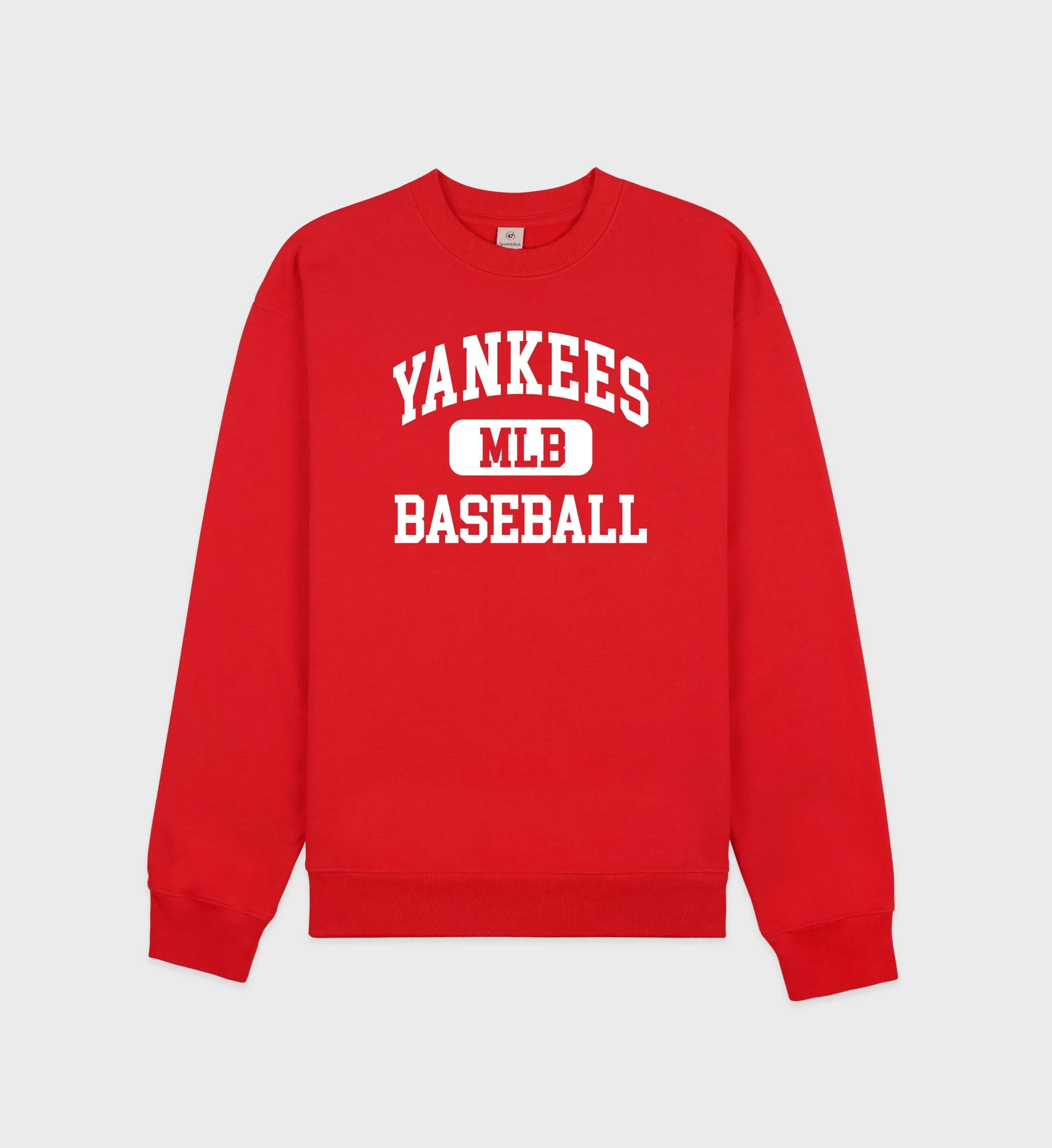 Yankees Ivy Crewneck - Fire red/White