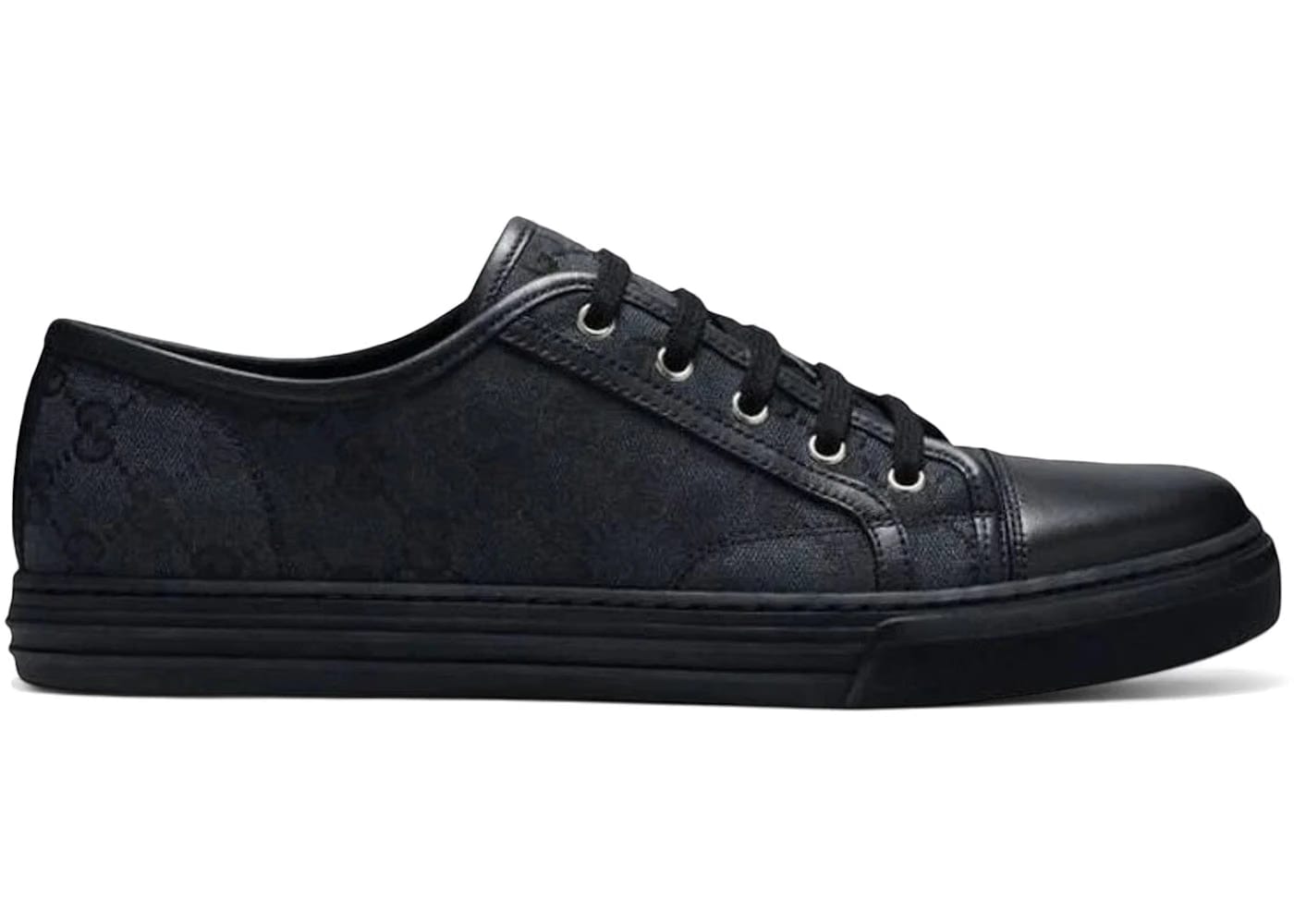 Gucci Gg Canvas Low Grey Black