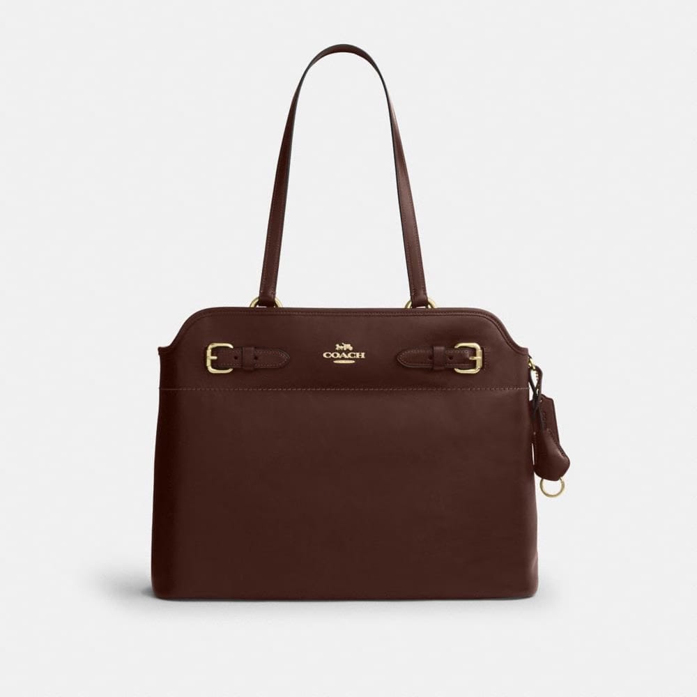 Coach Easton Tote Bag Gold Maple