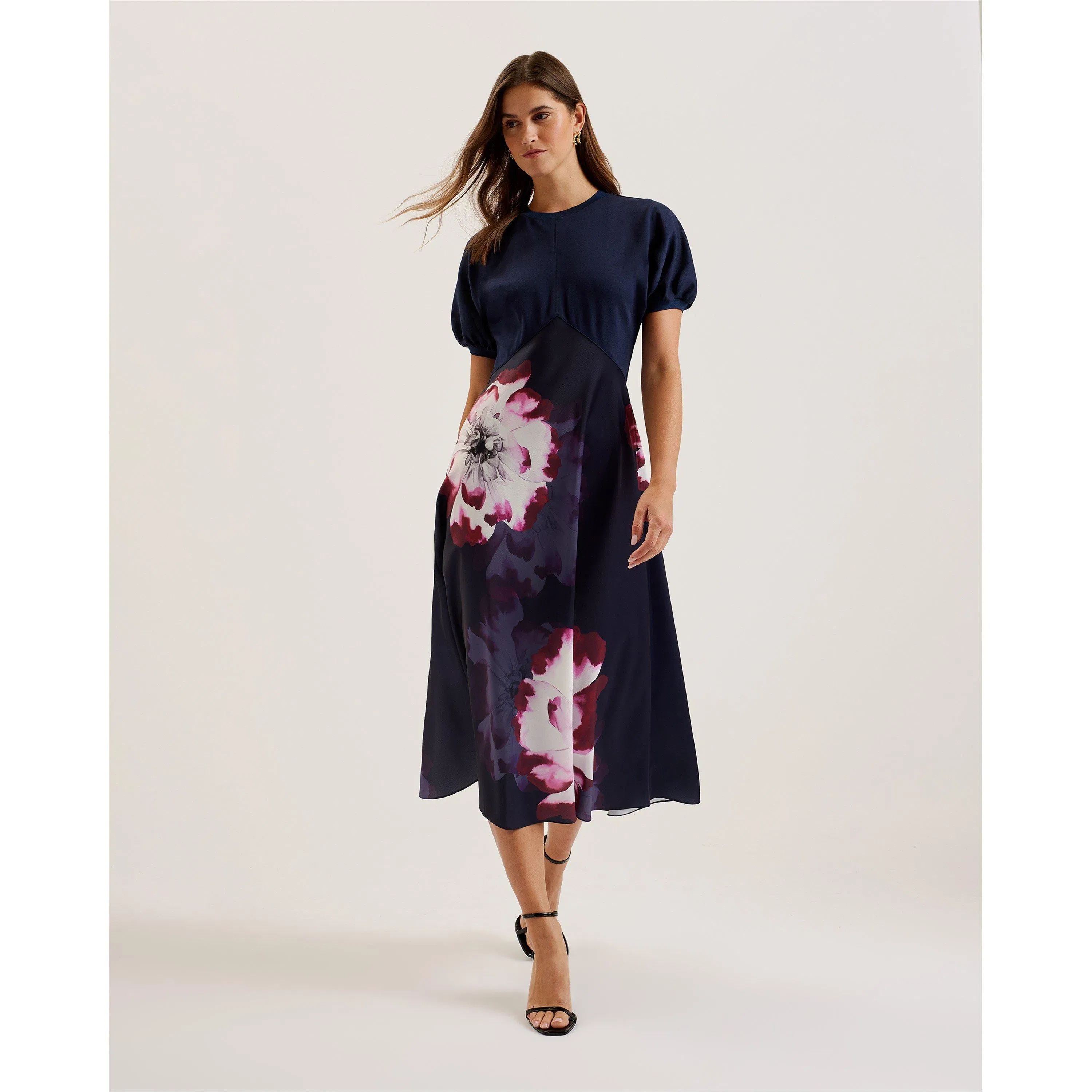 Mitzic Printed Tea Dress