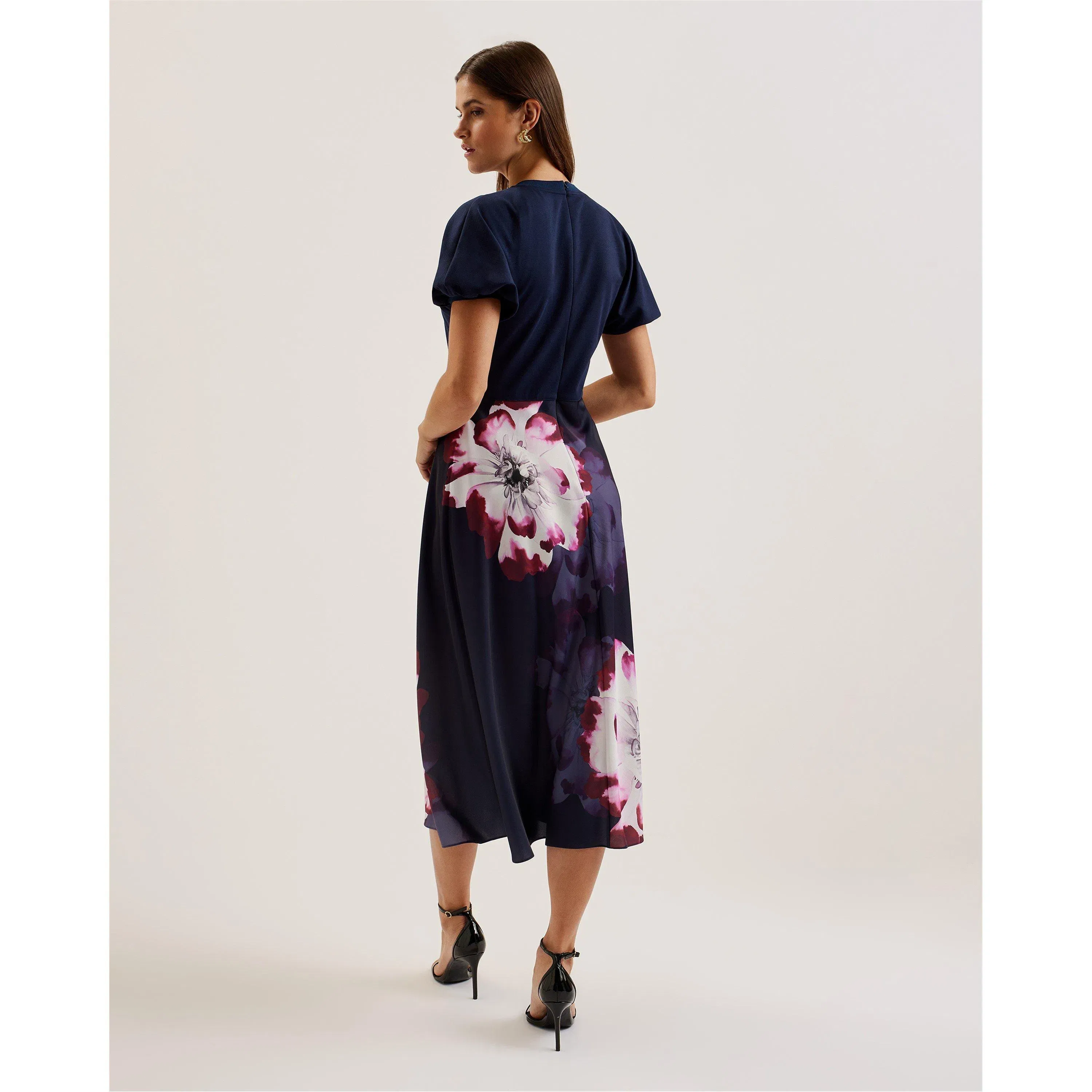 Mitzic Printed Tea Dress