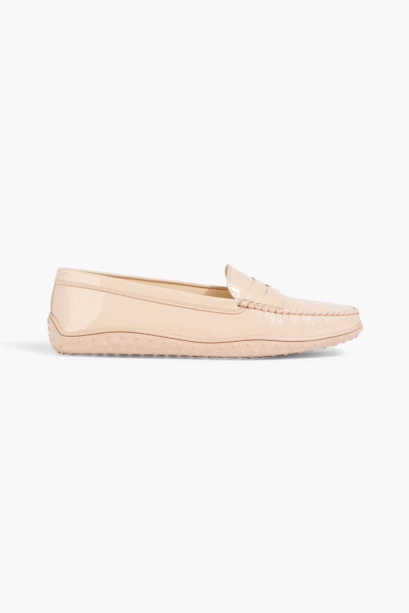 Tod's Patent-Leather Loafers Blush Women's