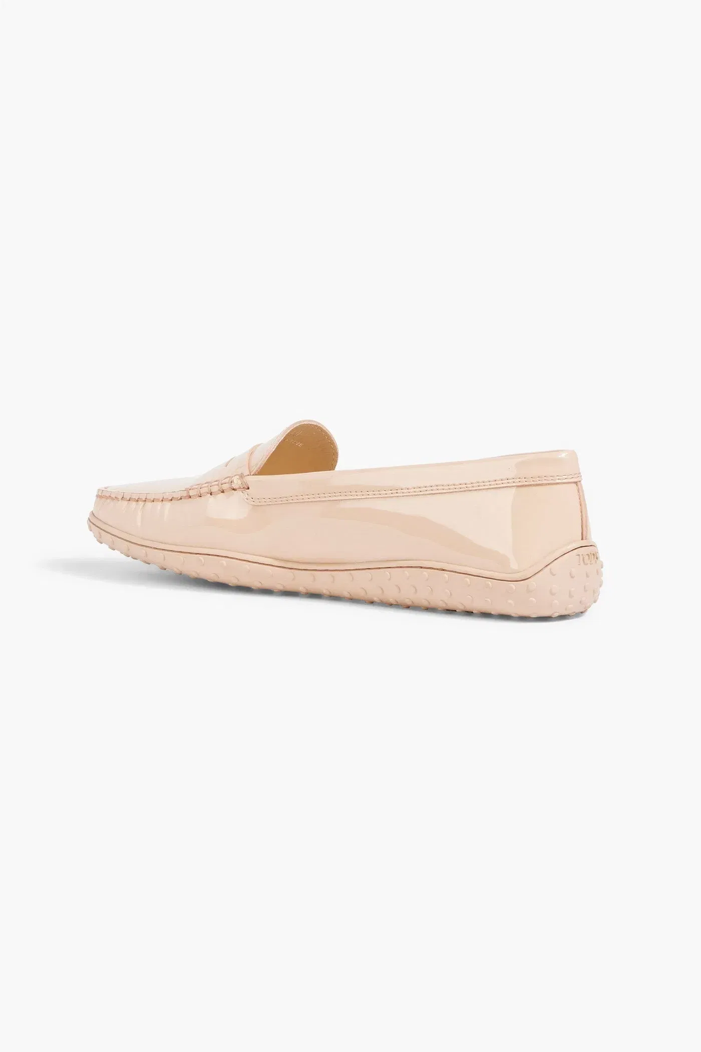 Tod's Patent-Leather Loafers Blush Women's
