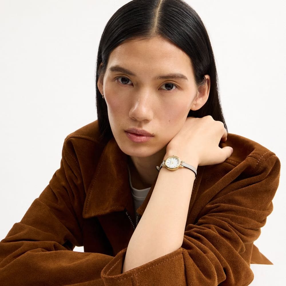 Coach Iris Watch, 22 Mm Chalk