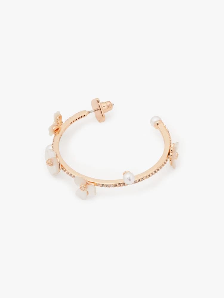 Precious Pansy Scatter Hoops