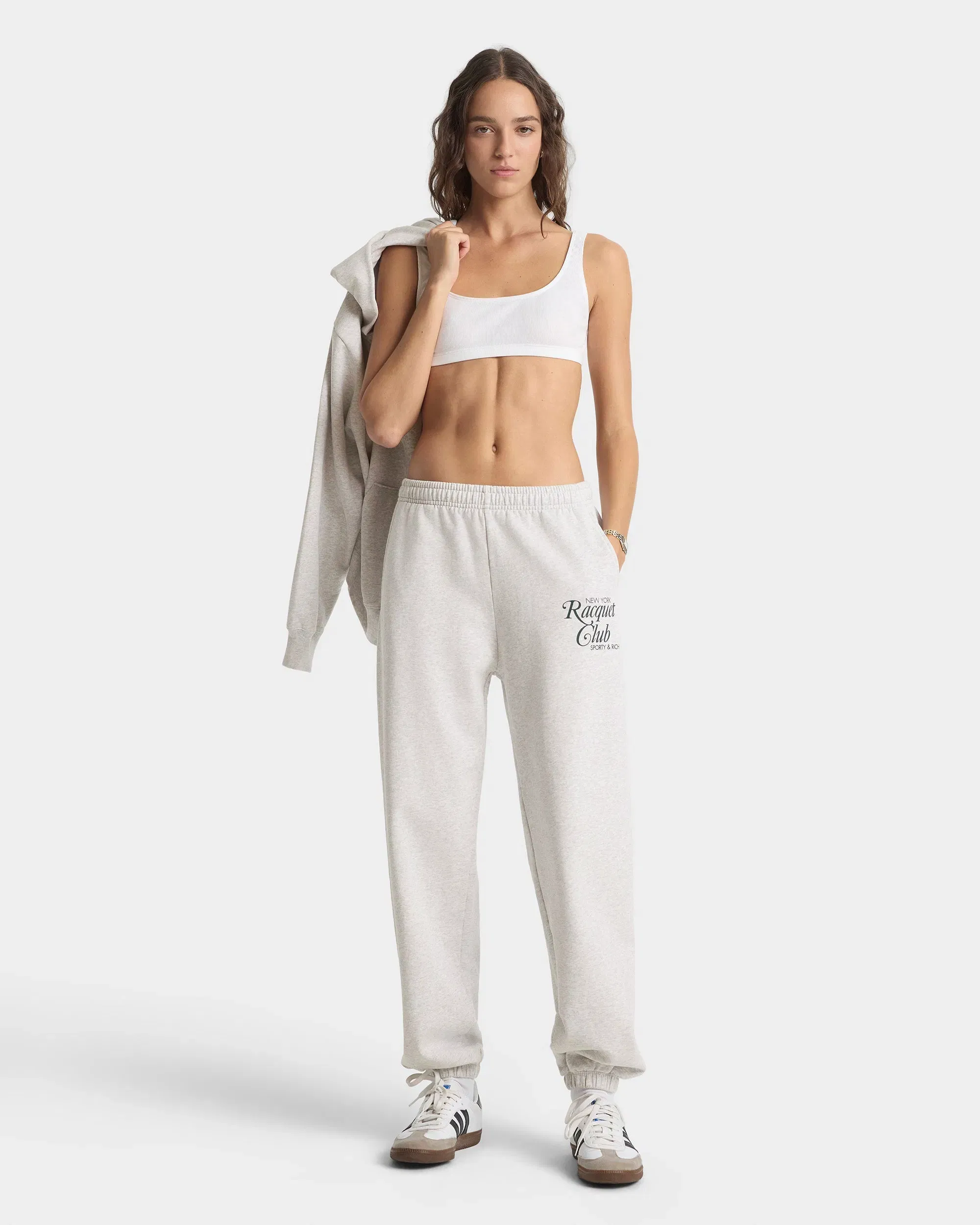 NYRC Sweatpant - Heather Gray/Forest