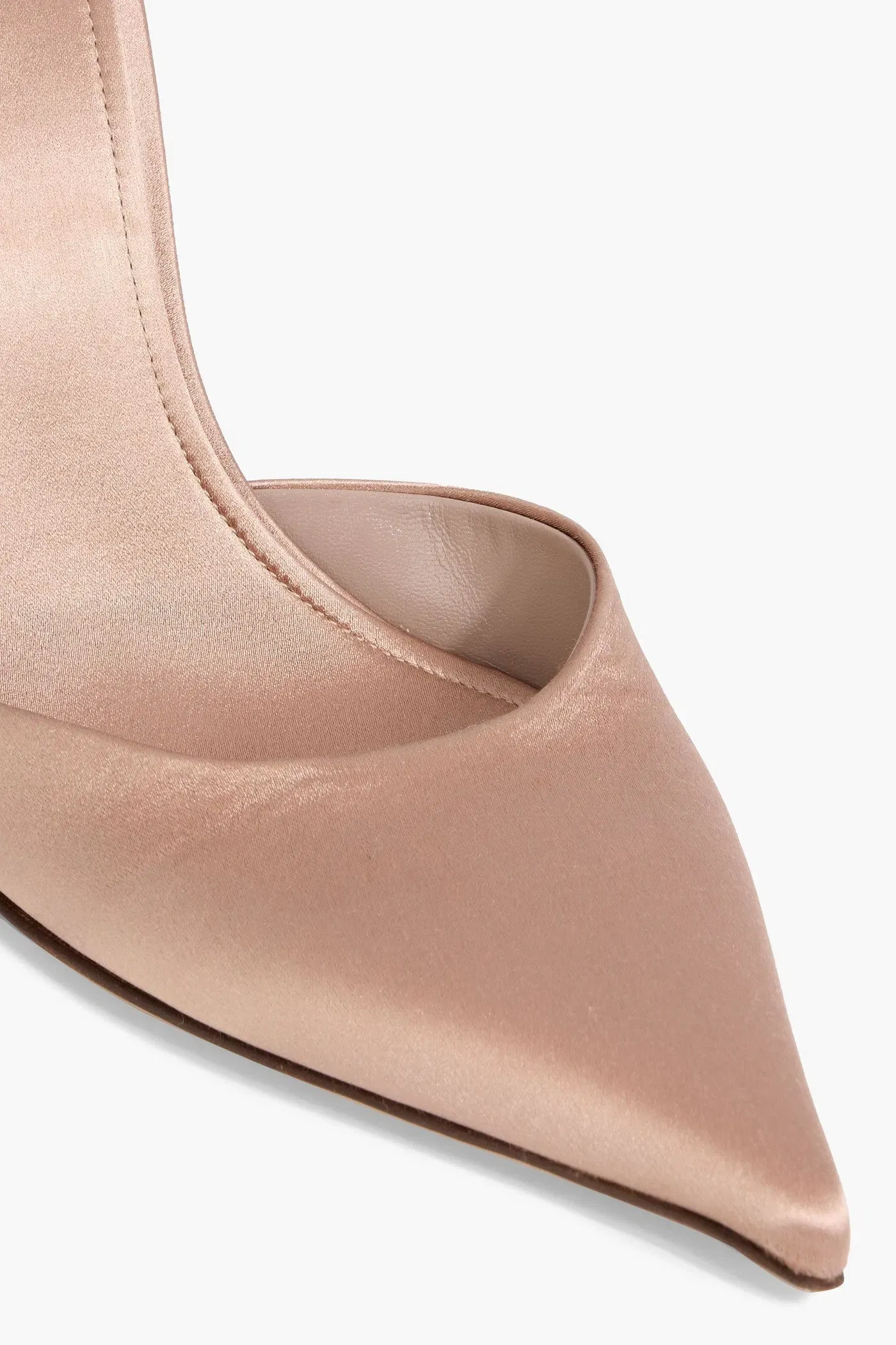 Valentino Garavani Tan-Go Satin Pumps Neutral Women's