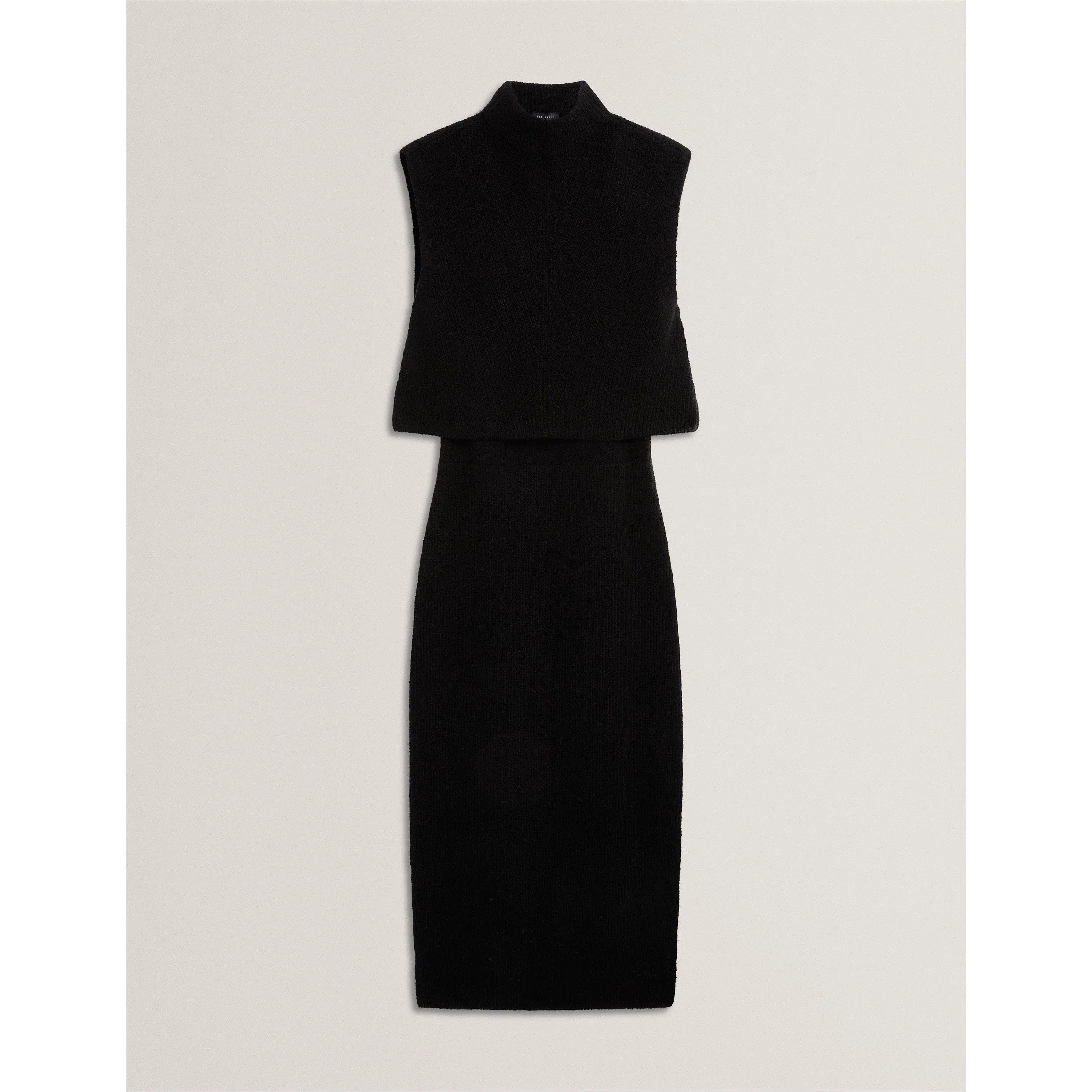 Sleeveless Knitted Jumper Dress