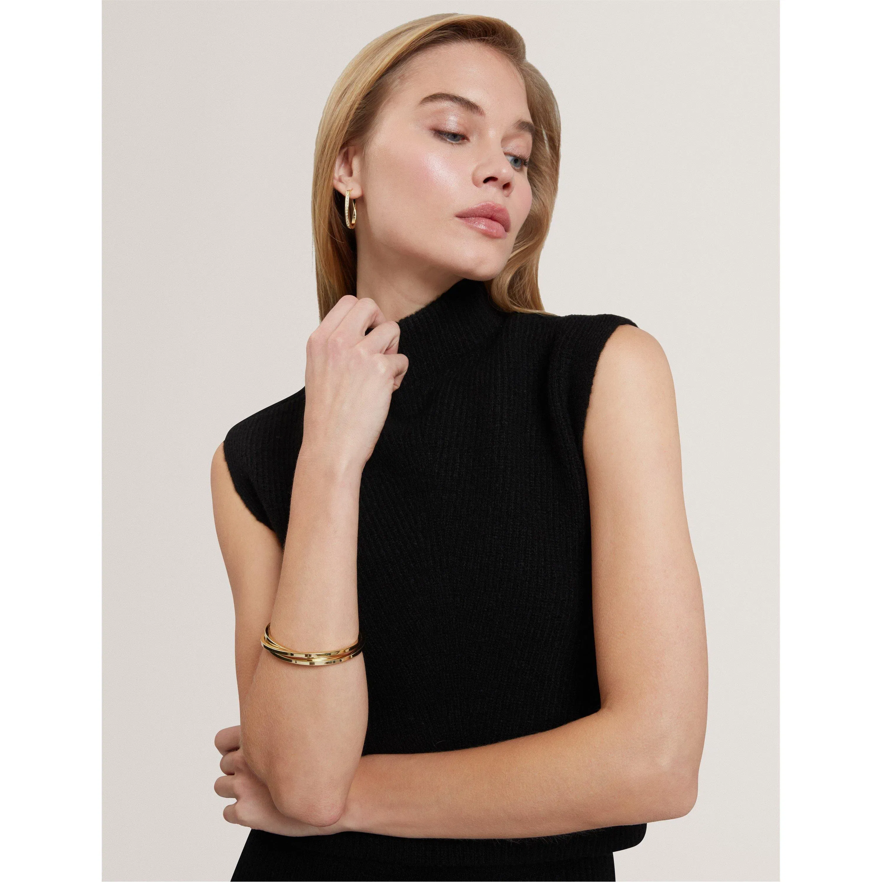 Sleeveless Knitted Jumper Dress