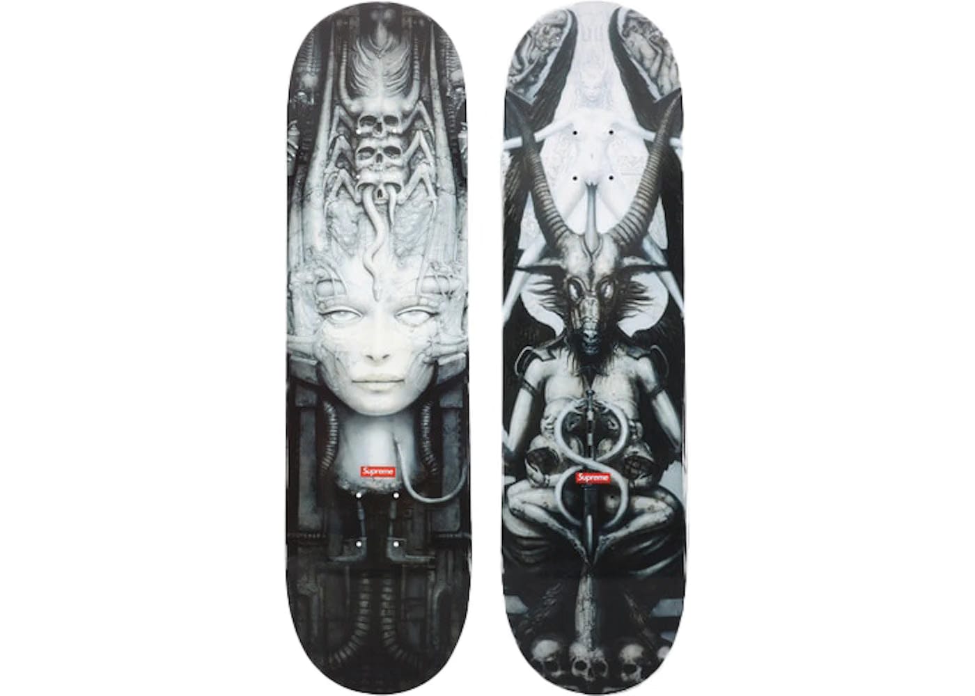 Supreme H.R Giger Li Ii & The Spell Iv Skateboard Deck Multi Set