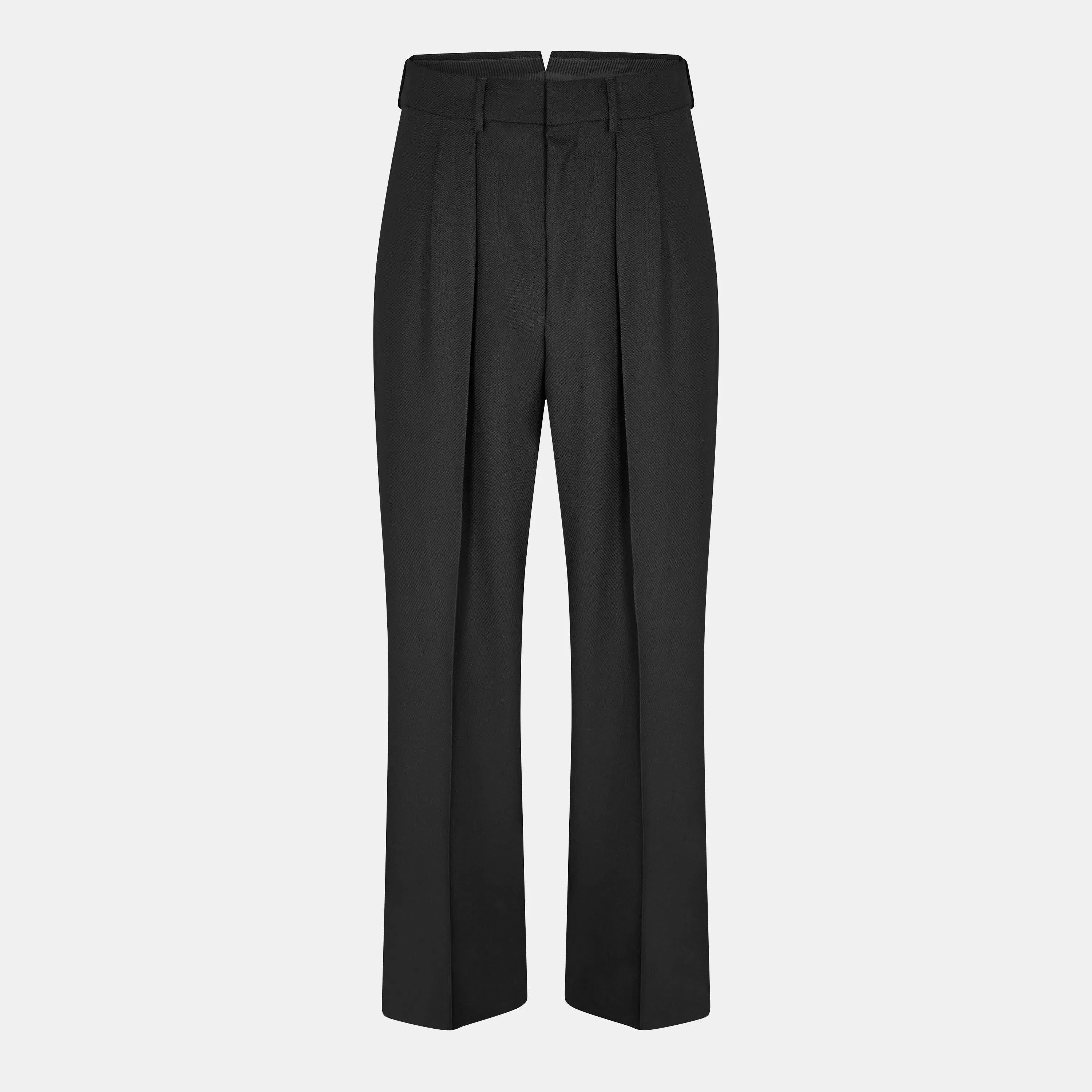 Broken Twill Double Pleat Trousers