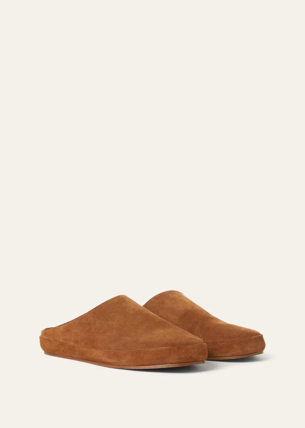 LoroPiana Tomori Walk Mule Brandy