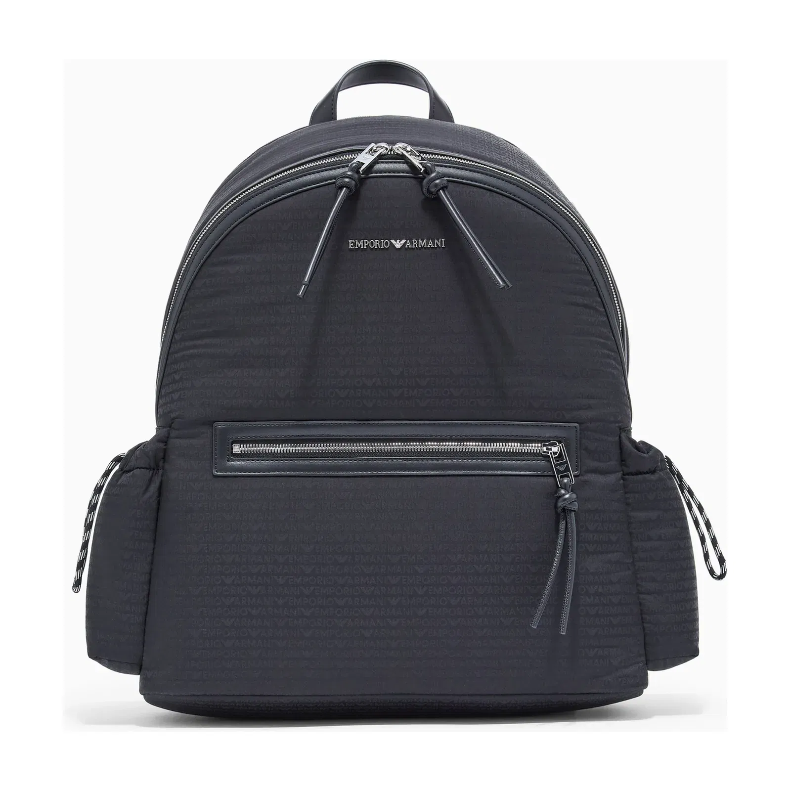 Emporio Armani Nylon backpack with monogram lettering