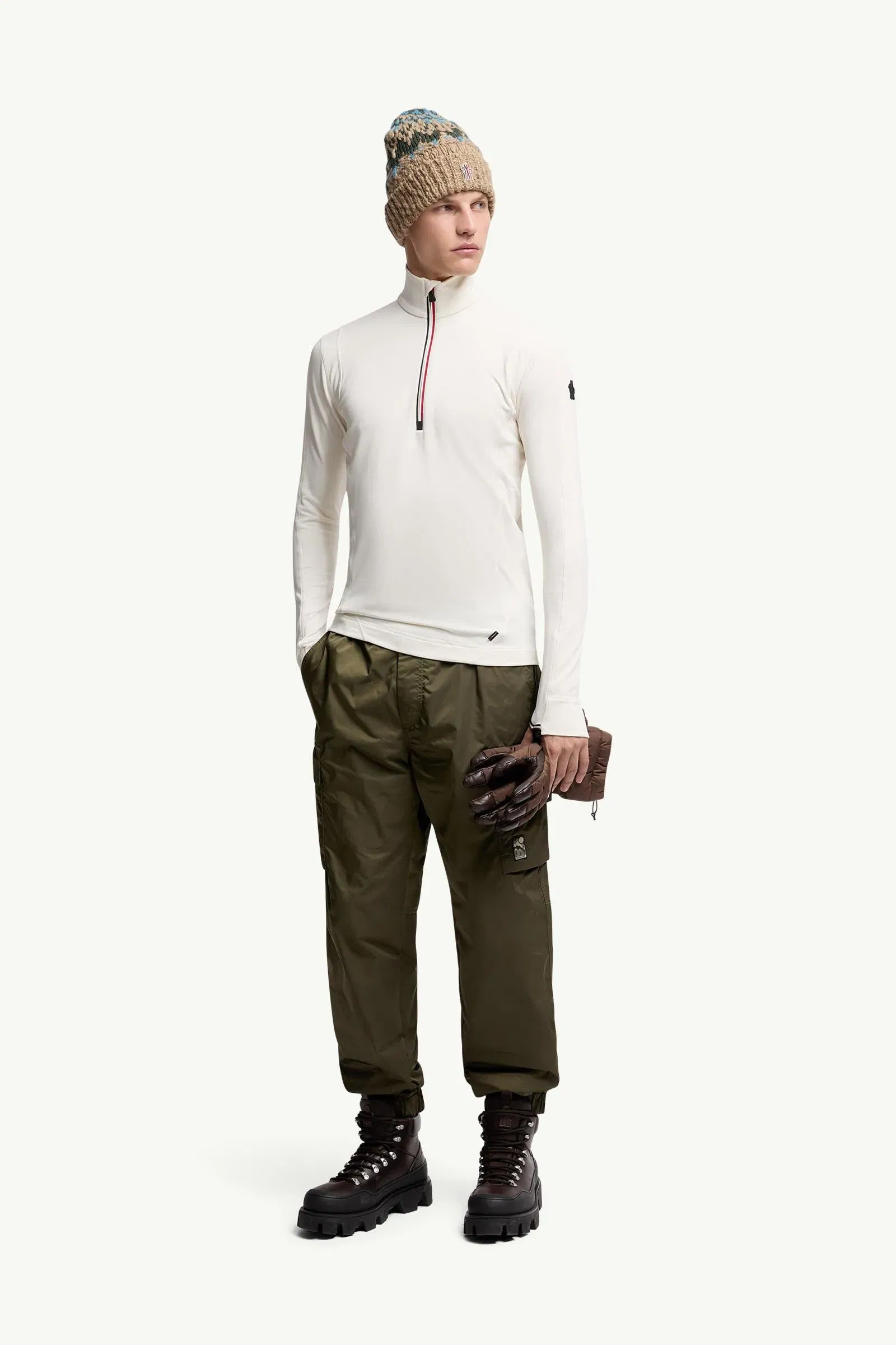 Moncler Polartec® Half-Zip Sweatshirt White White