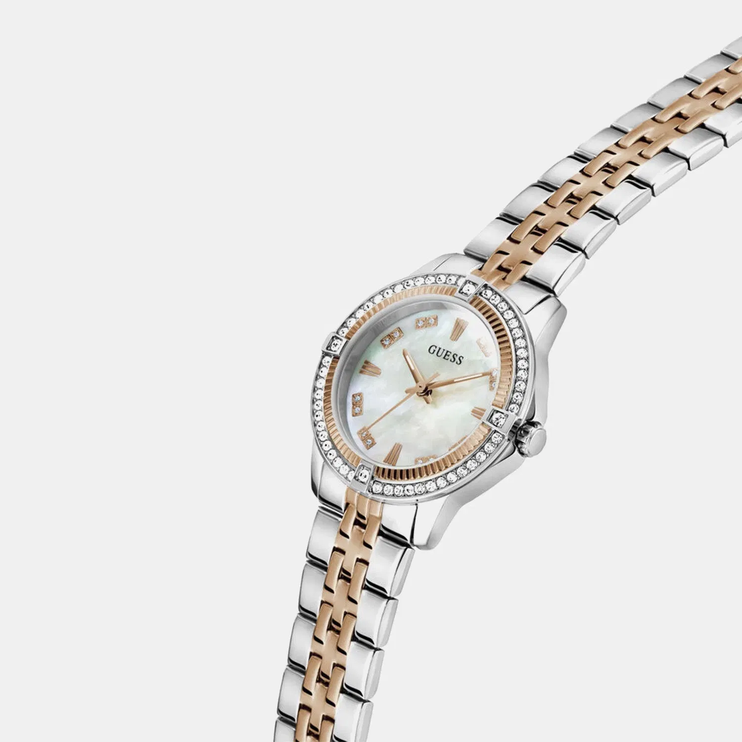 Guess Gd Colette Women Quartz White Dial Analog Stainless Steel Gw1027L5