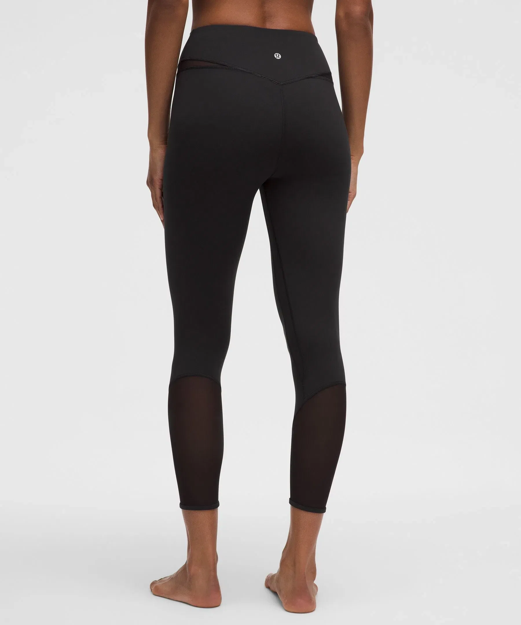 Lululemon Mesh-Panelled Nulu High-Rise Yoga Crops 23"