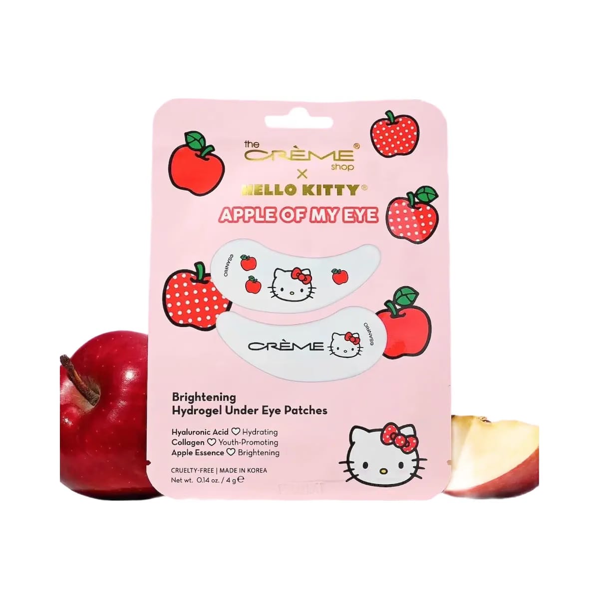 The Crème Shop Hello Kitty Apple Of My Eye Brightening Hydrogel Under Eye Patches