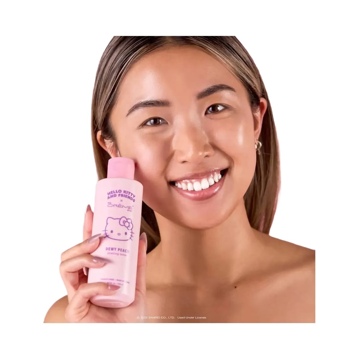 The Crème Shop Hello Kitty and Friends Dewy Peachy Shaking Toner