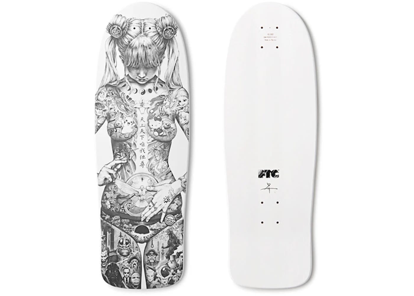 Ftc X Shohei Otomo Heisei Mary Skateboard Deck White