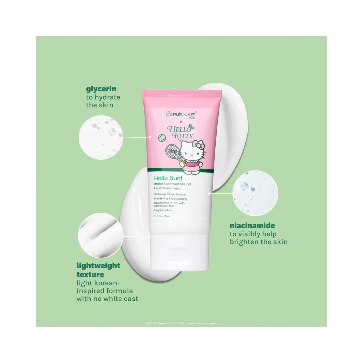 The Crème Shop Hello Kitty Hello Sun Chemical Sunscreen