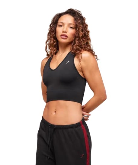 Women's Gymshark Everyday Seamless Crop Tank Black