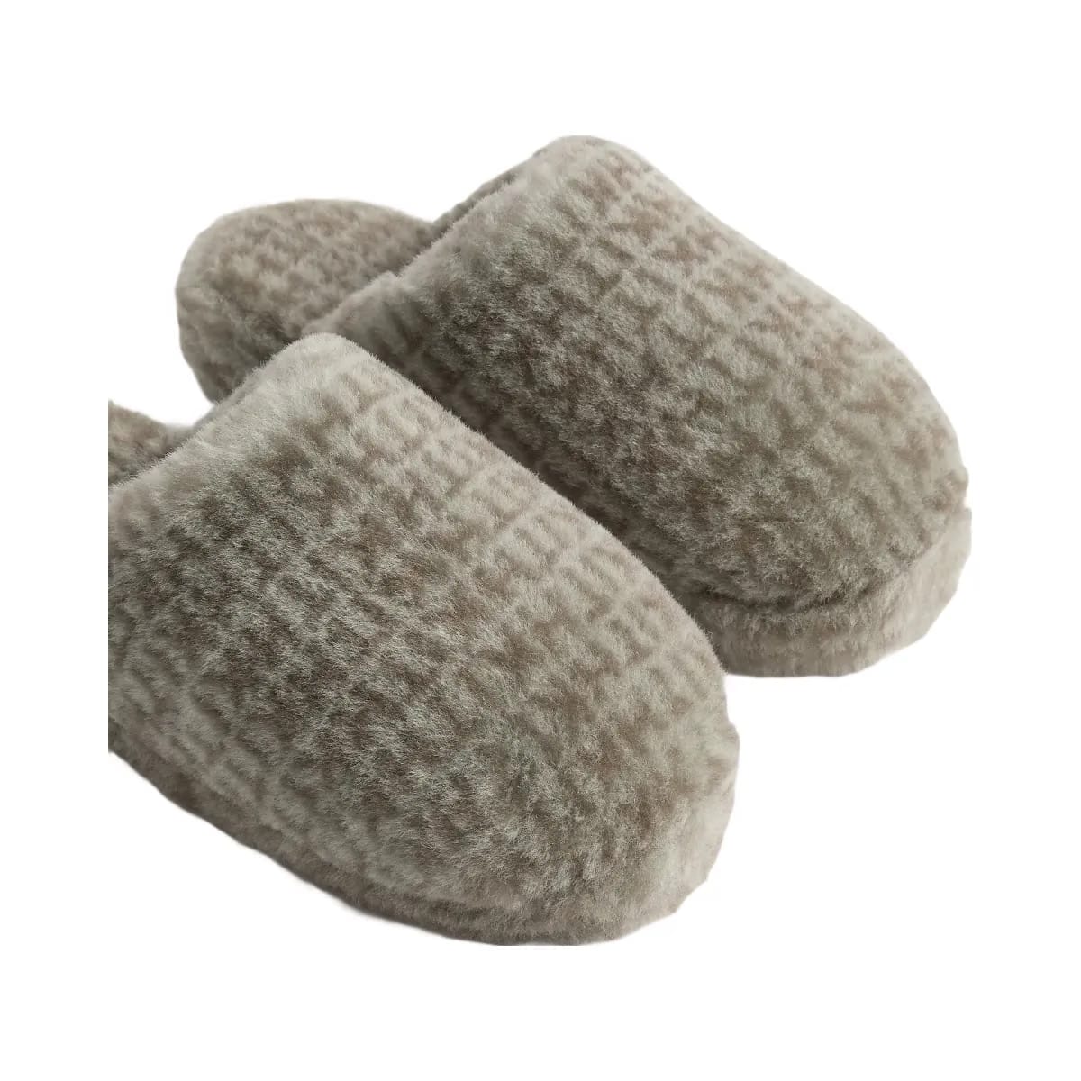 Kith Monogram Shearling Slippers - Palais
