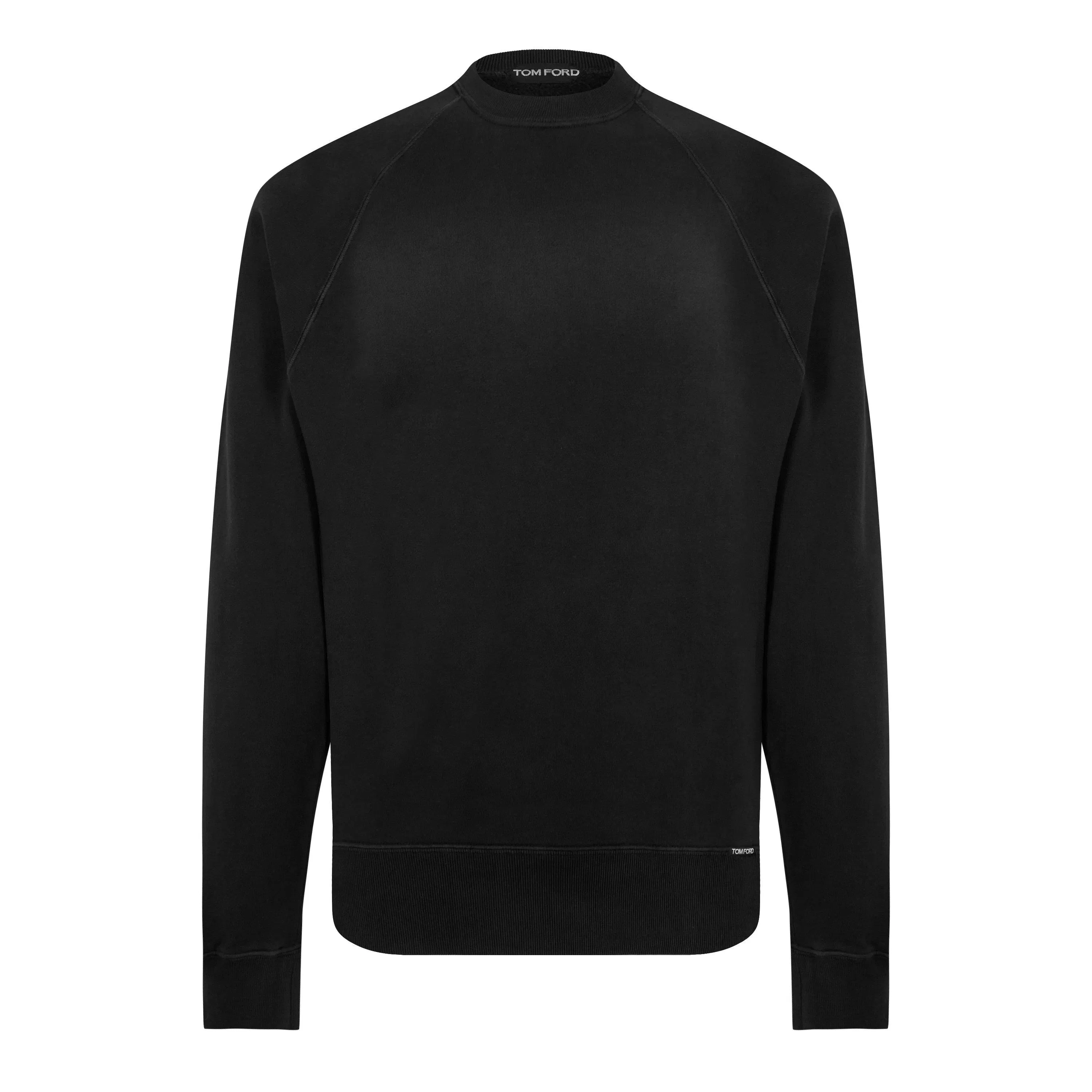 Plain Cotton Crew Sweatshirt