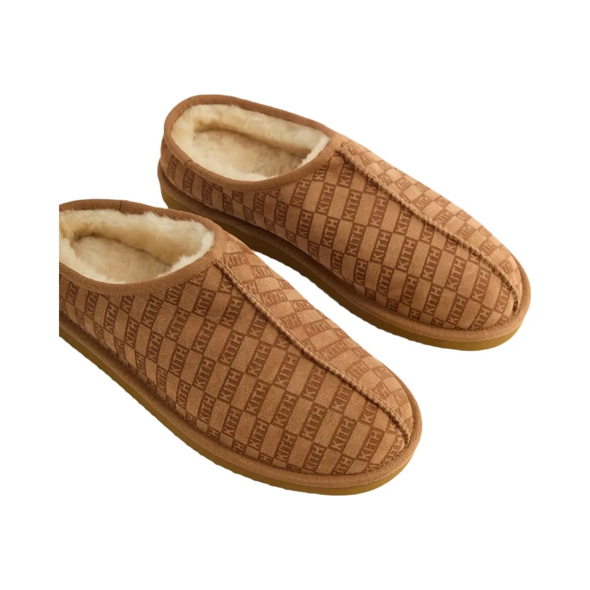 Kith Monogram Shearling Slippers - Loft