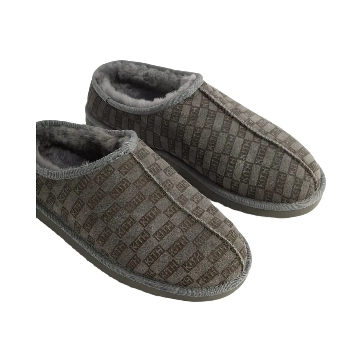 Kith Monogram Shearling Slippers - Idea