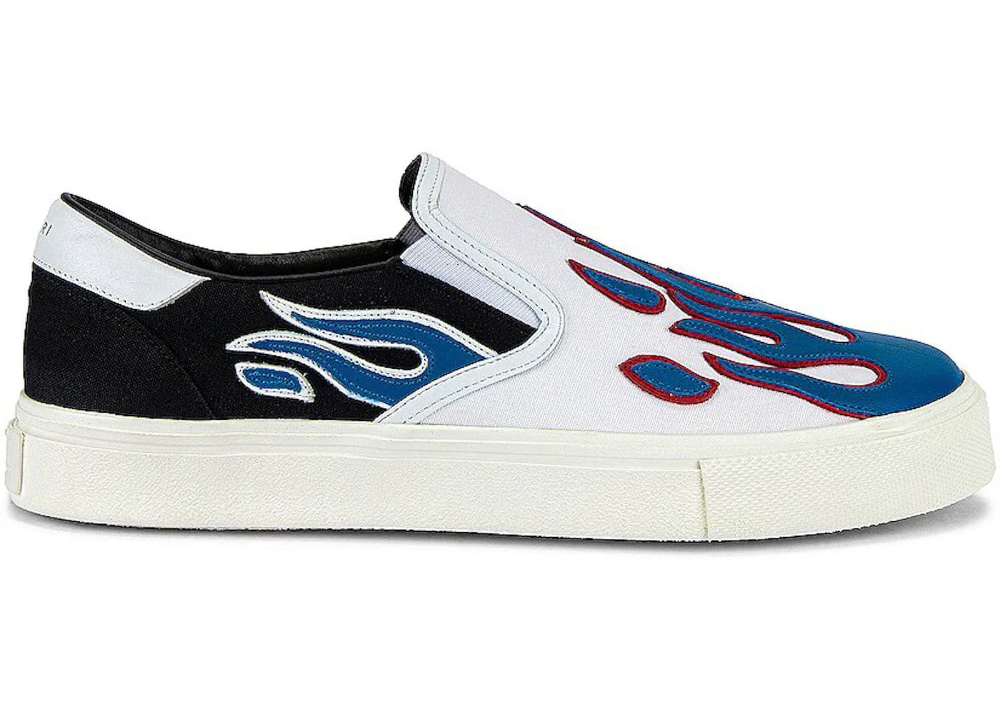 Amiri Slip-On Flame - Black White Blue