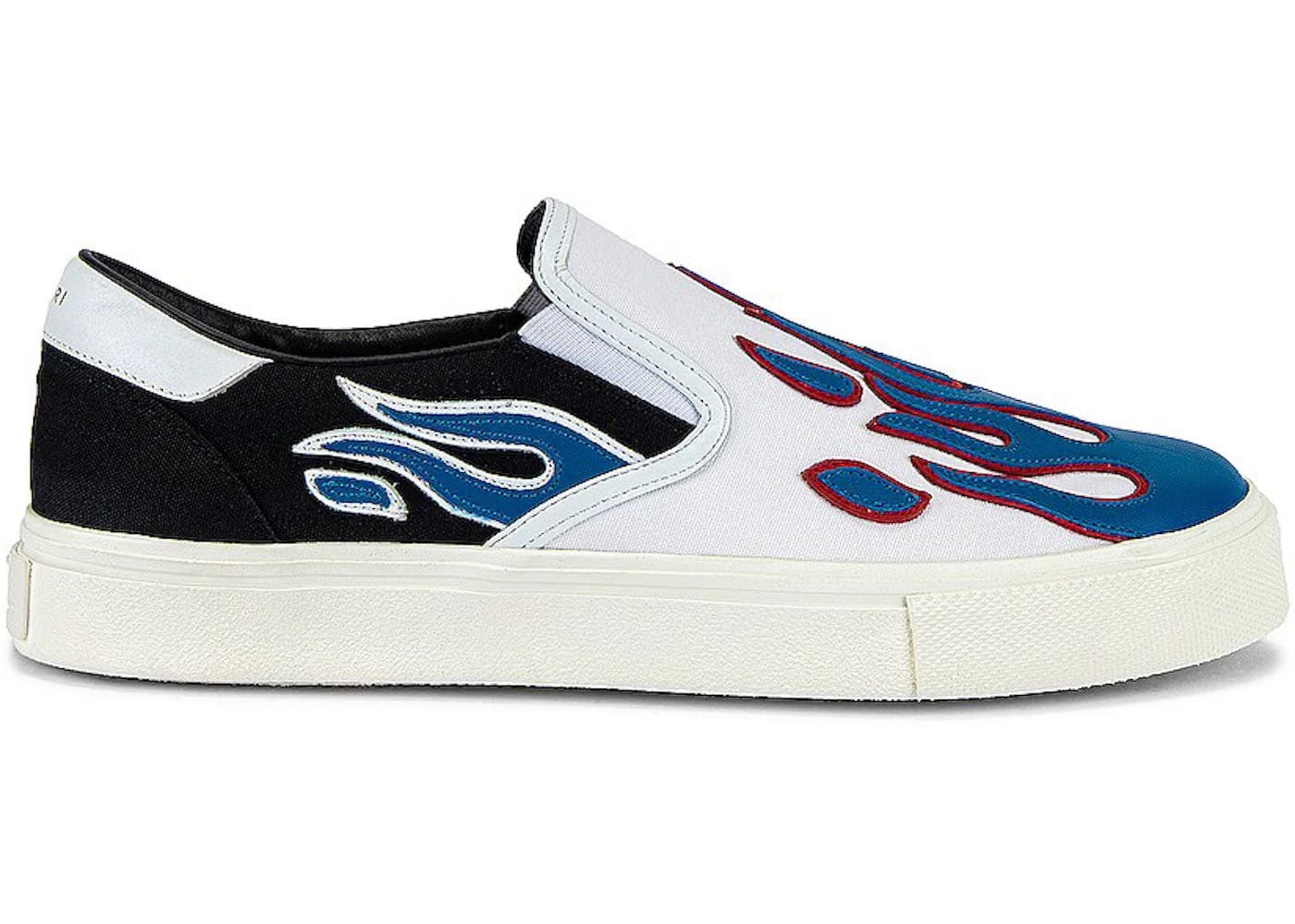 Amiri Slip-On Flame - Black White Blue