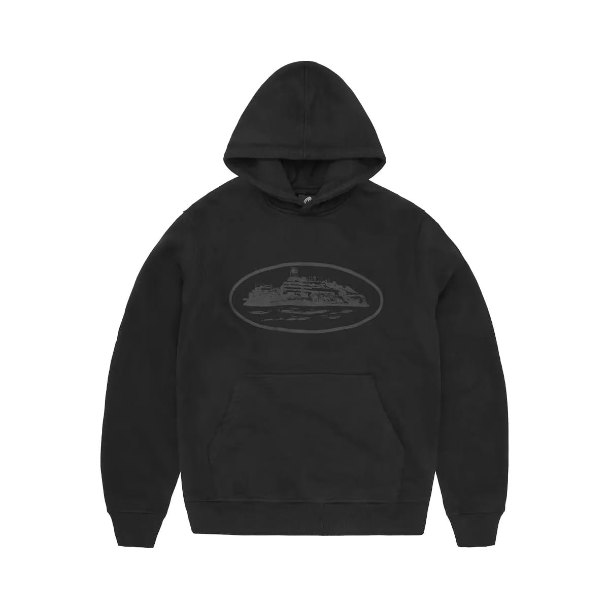 Corteiz Alcatraz Hoodie Triple Black
