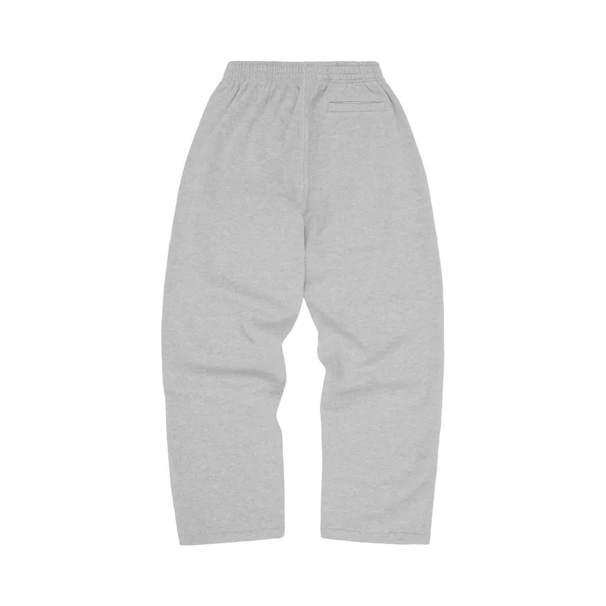 Corteiz Island Puff Print Open Hem Sweatpant Heather Grey